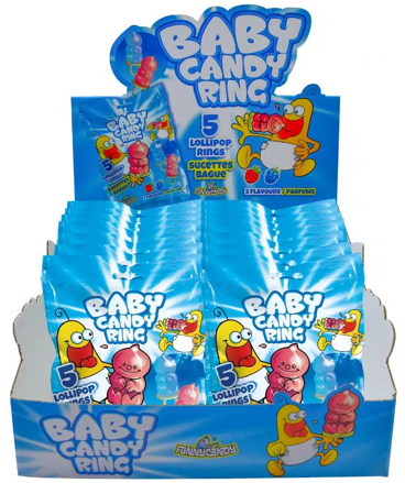 BABY CANDY RING 50g ovocná lízátka (Balení:15ks 1ks od 18,60Kč)
