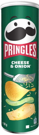 PRINGLES CHEESE & ONION 165g sýrovo-cibulové chipsy