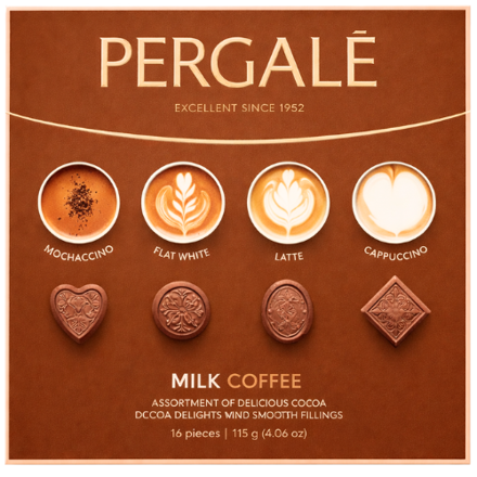 PERGALE POP COFFEE 115g kávový dezert