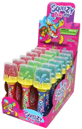 FUNNY PAINTER POP 33g lízátko s gelem (Balení:18ks 1ks od 18,50Kč)