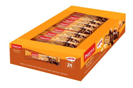 WAFFI PEANUT 30g arašídové oplatky (Balení: 24ks 1ks od 4,70Kč)