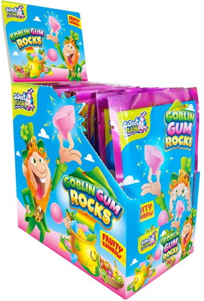 GOBLIN GUM ROCK 45g ovocné žvýkačky (Balení:15ks 1ks=13,50Kč)