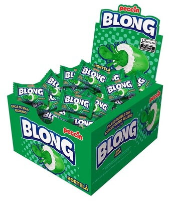 BLONG MINT GREEN 4g mentolové žvýkačky (Balení:40ks 1ks od 1,50Kč)