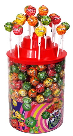 OVOCNÝ KULÍCI 8g lízátka mix (Balení:200ks 1ks od 2,90Kč)