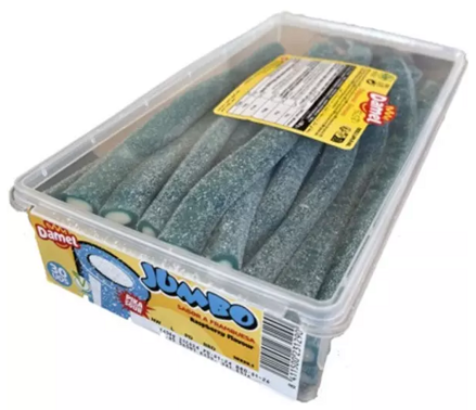 DAMEL JUMBO 55g malinové kyselé (Balení:30ks 1ks od 0,45eur)