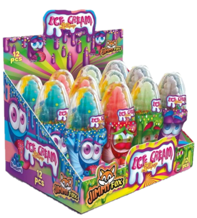 ICE CREAM LOLLIPOP 23g lízátko s bonbony (Balení:12ks 1ks od 13,90Kč)