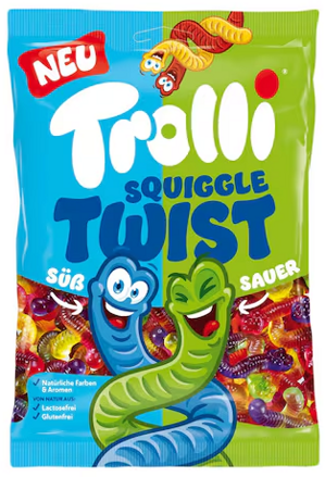 TROLLI SQUIGGLE TWIST 175g želé bonbóny (exp.23/01/25)