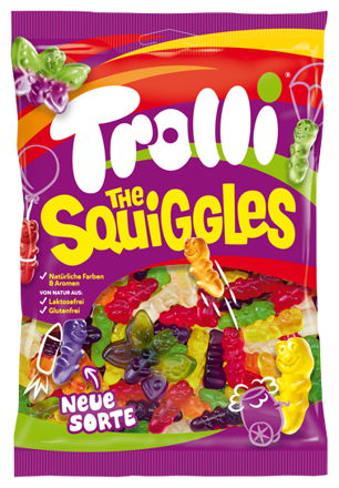 TROLLI THE SQUIGGLES 200g želé bonbóny