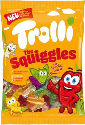 TROLLI THE SQUIGGLES 1kg želé bonbóny