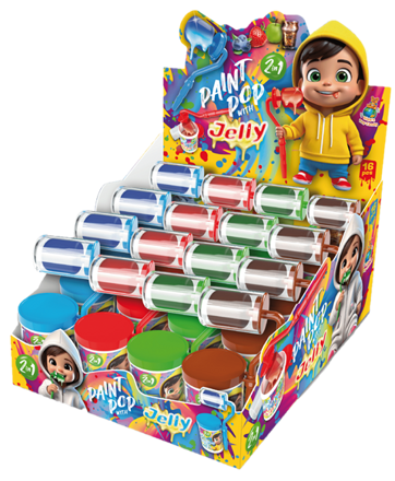 PAINT POP 30g lízátko s ovocným gelem (Balení:16ks 1ks=22,30Kč)