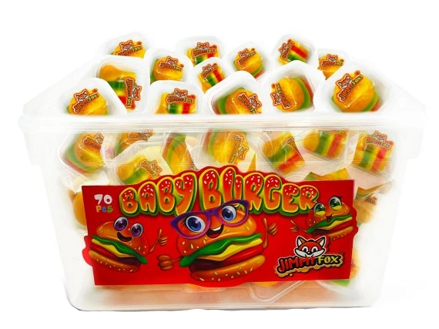 HAMBURGER 10g želé cukrovinka (Balenie 70ks 1ks od 3Kč)