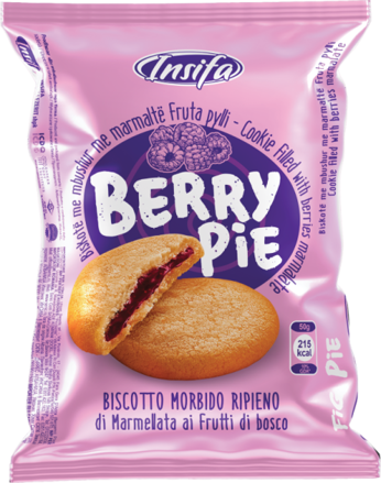 BERRY PIE 50g lesní ovoce sušenky BERRY PIE 50g lesní ovoce sušenky
