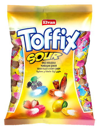 TOFFIX SOUR 1kg kyselé žvýkací bonbóny