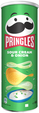 PRINGLES SOUR CREAM & ONION 165g smetanovo-cibulové chipsy PRINGLES SOUR CREAM & ONION 165g smetanovo-cibulové chipsy
