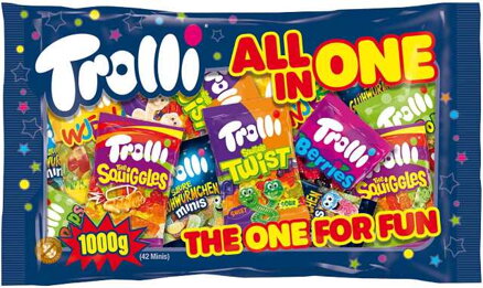 TROLLI ALL IN ONE 1kg želé bonbóny mix