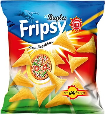 FRIPSY PIZZA 50g slané kornoutky