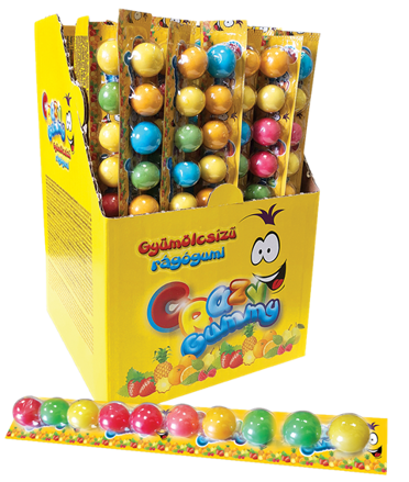 CRAZY GUM 30g ovocné žvýkačky (Balení:50ks 1ks od 6,70Kč)