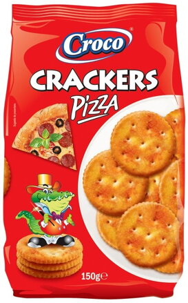 CROCO CRACKERS 150g pizzové krekry