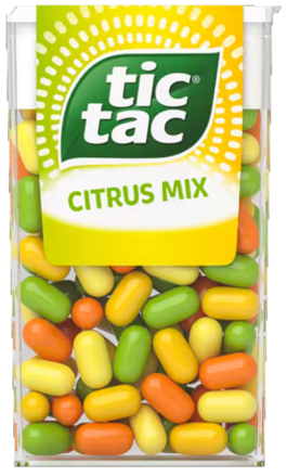 TIC TAC CITRUS MIX 18g ovocné bonbóny