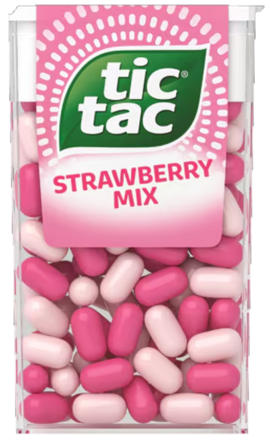 TIC TAC STRAWBERRY MIX 18g jahodové bonbóny