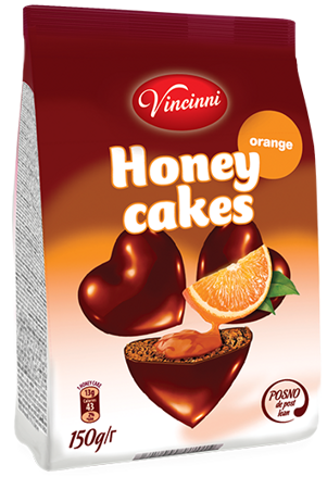 HONEY CAKES 150g pomarančové perníky 