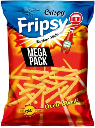 FRIPSY KETCHUP 120g slané tyčinky
