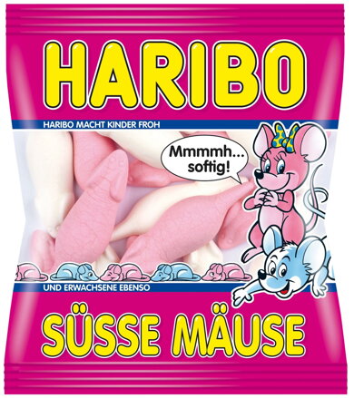 HARIBO MOUSE 175g želé bonbóny 