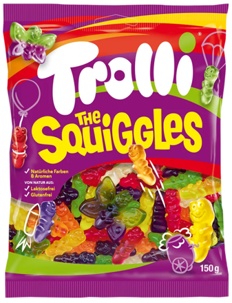 TROLLI SQUIGGLES 150g želé bonbóny