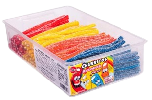 JEKE MULTICOLOUR 7g kyselé pendreky (Balení:200ks 1ks od 1,50Kč)