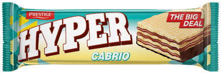 HYPER CABRIO 51g polomáčená oplatka