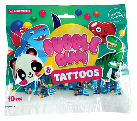 CRAZY GUMMY TATTOOS 50g žvýkačky s tetovačkou