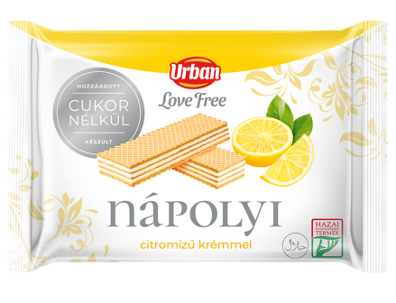 LOVE FREE CITRÓN 65g oplatky bez cukru