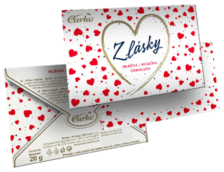 CARLA Z LÁSKY 20g mléčná čokoláda