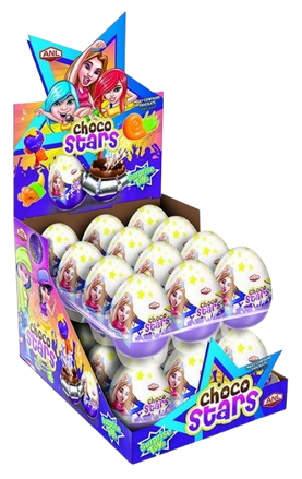 CHOCO STAR 20g vajíčko s překvapením (Balení:24ks 1ks od 5,90Kč)