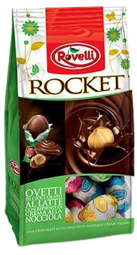 ROVELLI VAJÍČKA 130g s lískovoořiškovým krémem