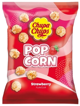 CHUPA CHUPS POPCORN 90g jahoda
