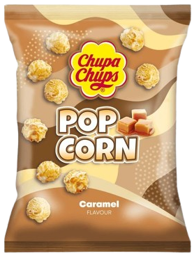 CHUPA CHUPS POPCORN 90g karamel