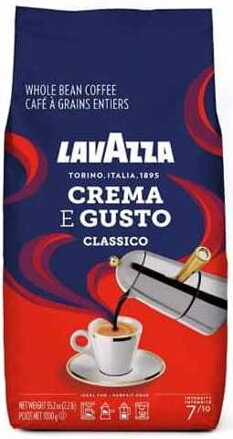 LAVAZZA E GUSTO CLASSICO 1kg zrnková káva