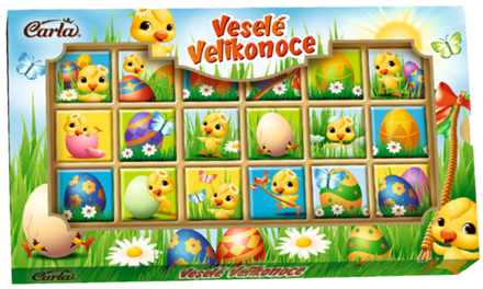 VESELÉ VELIKONOCE 90g mléčné čokoládky