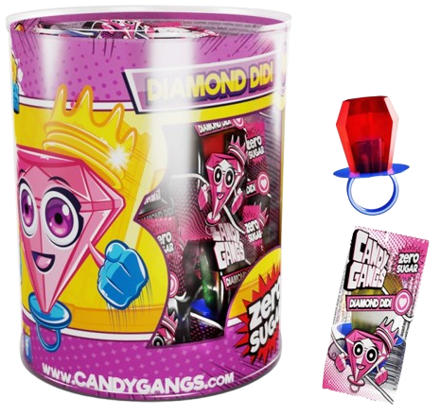 CANDY GANGS DIAMOND DIDI 10g ovocné lzátko s práškem (Balení:30ks 1ks=9Kč)