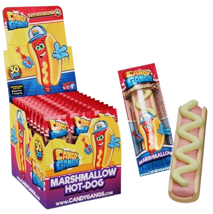 CANDY GANGS HOT DOG 18g cukrovinka (Balení:30ks 1ks=5,90Kč)