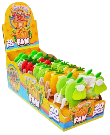 FRUIT FUN 3g ventilátor s bonbóny (Balení: 20ks 1ks=23Kč)