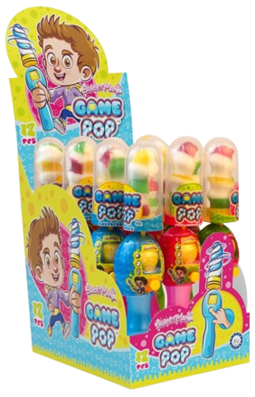 GAME POP 23g lízátko s hrou (Balení:12ks 1ks=23,50Kč)