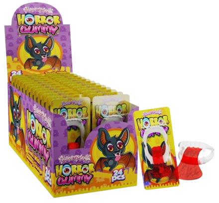 HORROR GUMMY 5g hračka s želé (Balení:24ks 1ks od 3,50Kč)