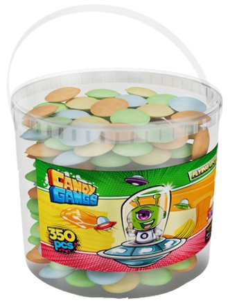 CANDY GANGS UFO 1g cukrovinka (Balení:350ks 1ks=1,20Kč)