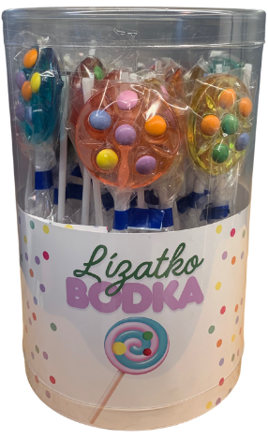 BODKA 20g ovocné lízátko (Balení:38ks 1ks od 5,90Kč)