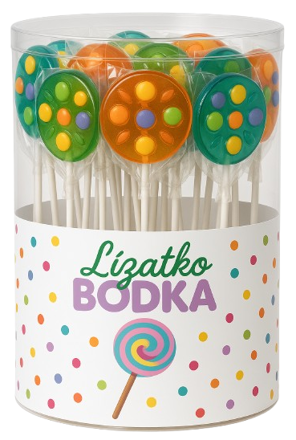 BODKA 20g ovocné lízátko (Balení:38ks 1ks od 5,90Kč)