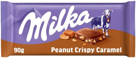 MILKA PENAUT CARAMEL 90g karamelovo-oříšková čokoláda