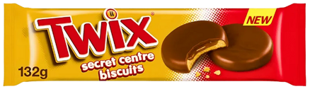 TWIX BISCUITS 132g karamelové sušenky