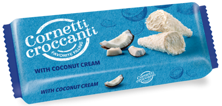 CORNETTI COCONUT 112g kokosové kornoutky